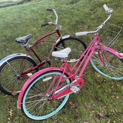 Bikes Bicycles Murray & Huffy his/hers bicycle bike
