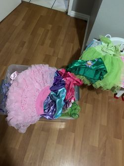 3 boxes of costumes