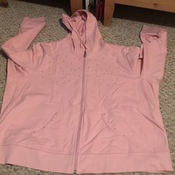 Women’s Plus Size Lane Bryant Venezia Sport Active Pink Jump Suit Outfit 18/20W