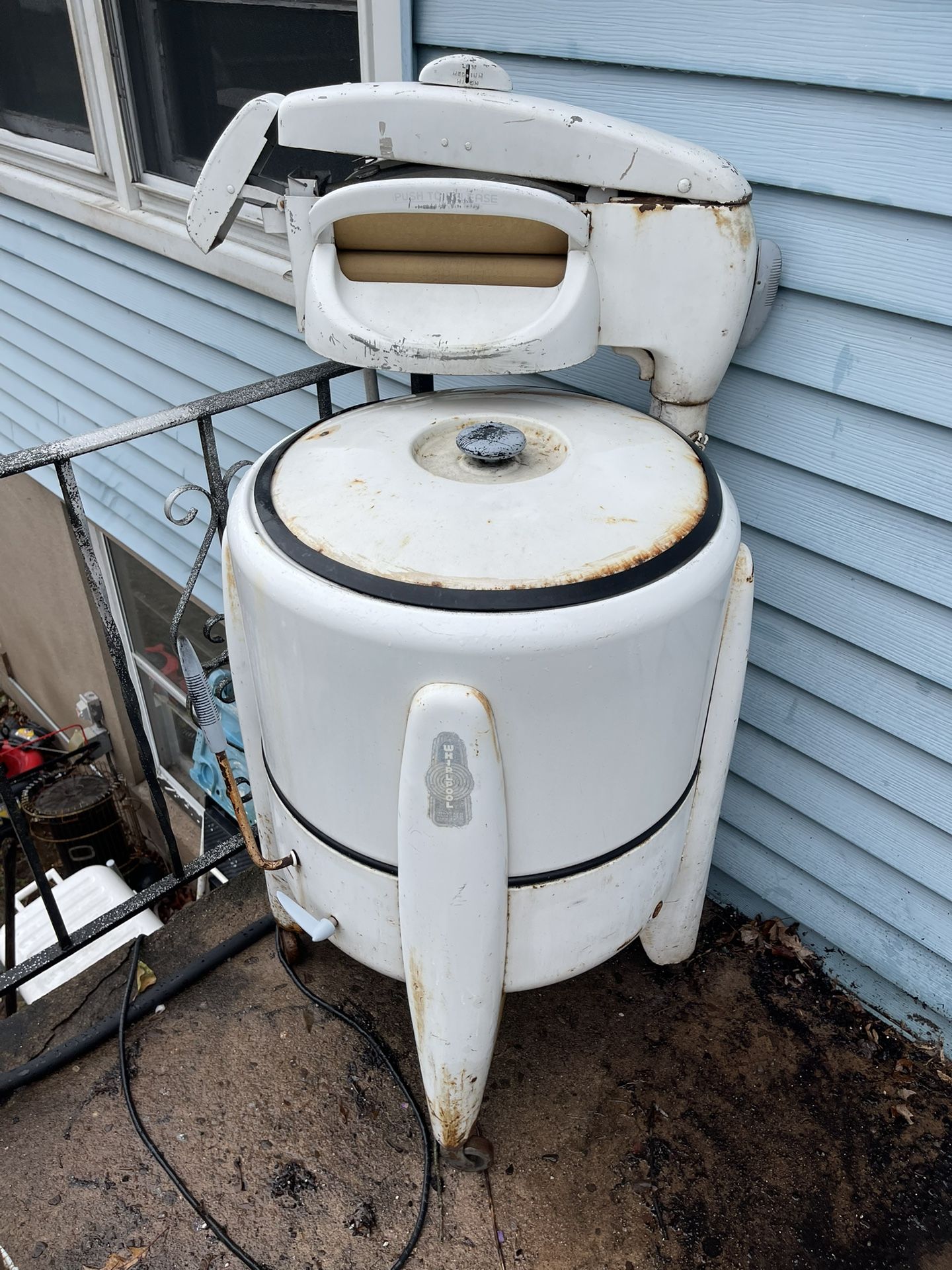 whirlpool washer agitator vintage