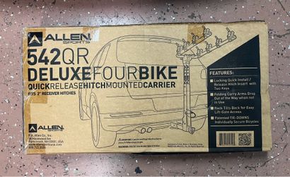 Bicycle rack/ Allen deluxe four bike