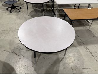 42" Round Indoor tables ...adjustable legs.... $75 each