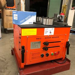 Electric Rebar Bender 32mm New In The Crate 2500.00