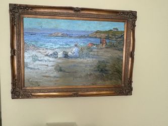 French impressionist oil painting