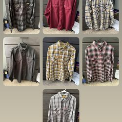 Dixxon flannels size L
