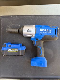 Kobalt 24V MAX Brushless 1/2” Impact Wrench Kit