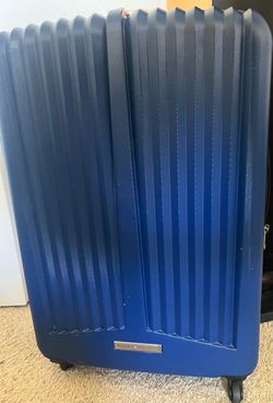 Moving out sale Tommy Hilfiger Large Blue Hardshell Suitcase – Good Condition
