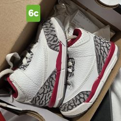 Toddler Jordan's 6c Used