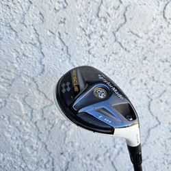 MINT CONDITION TAYLORMADE RESCUE 3 HYBRID 18° DEGREE STIFF FLEX GOLF CLUB