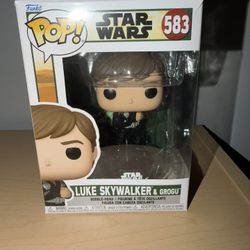 Luke Skywalker And Grogu The Mandalorian Funko Pop