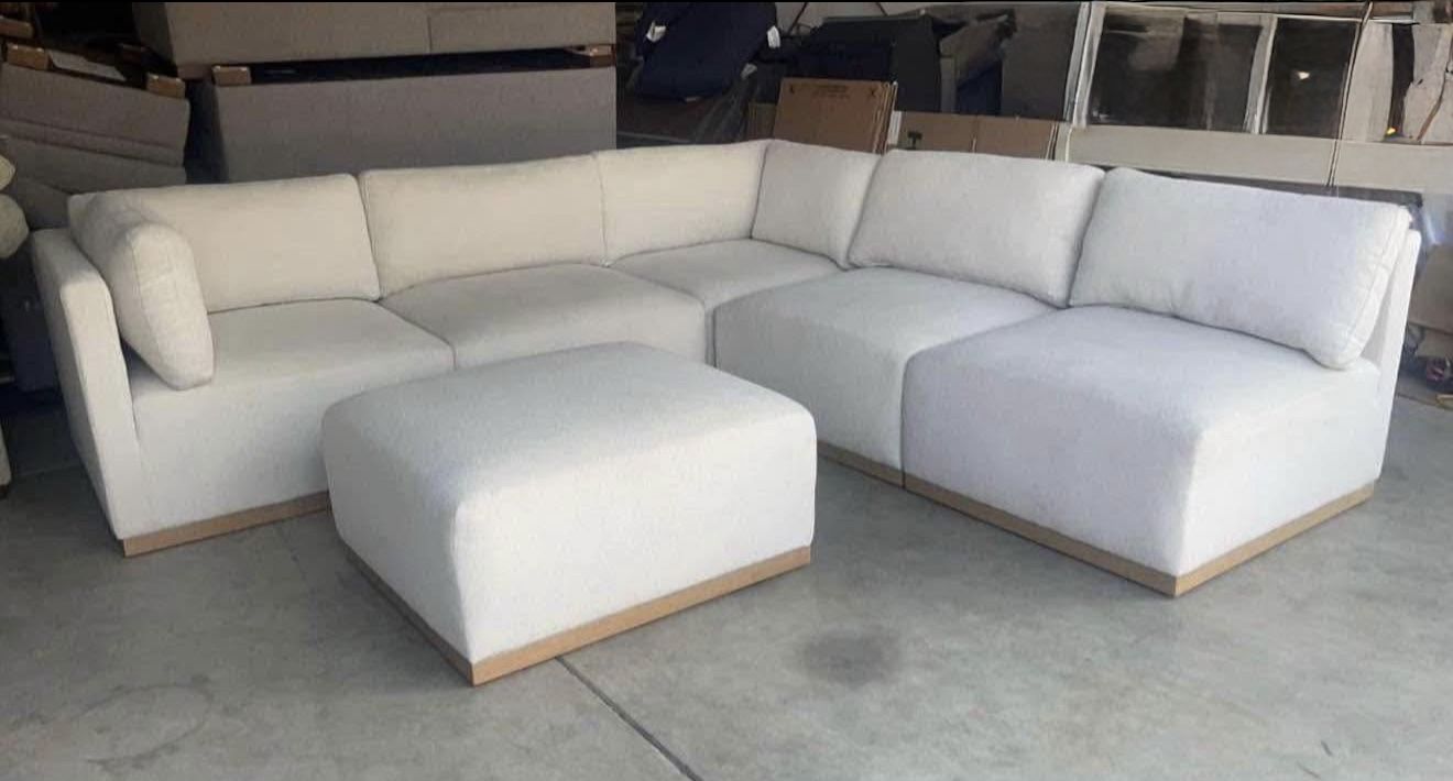HENREDON FABRIC MODULAR SECTIONAL