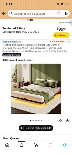 QUEEN FLOATING FRAME