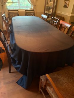 Black Tablecloths