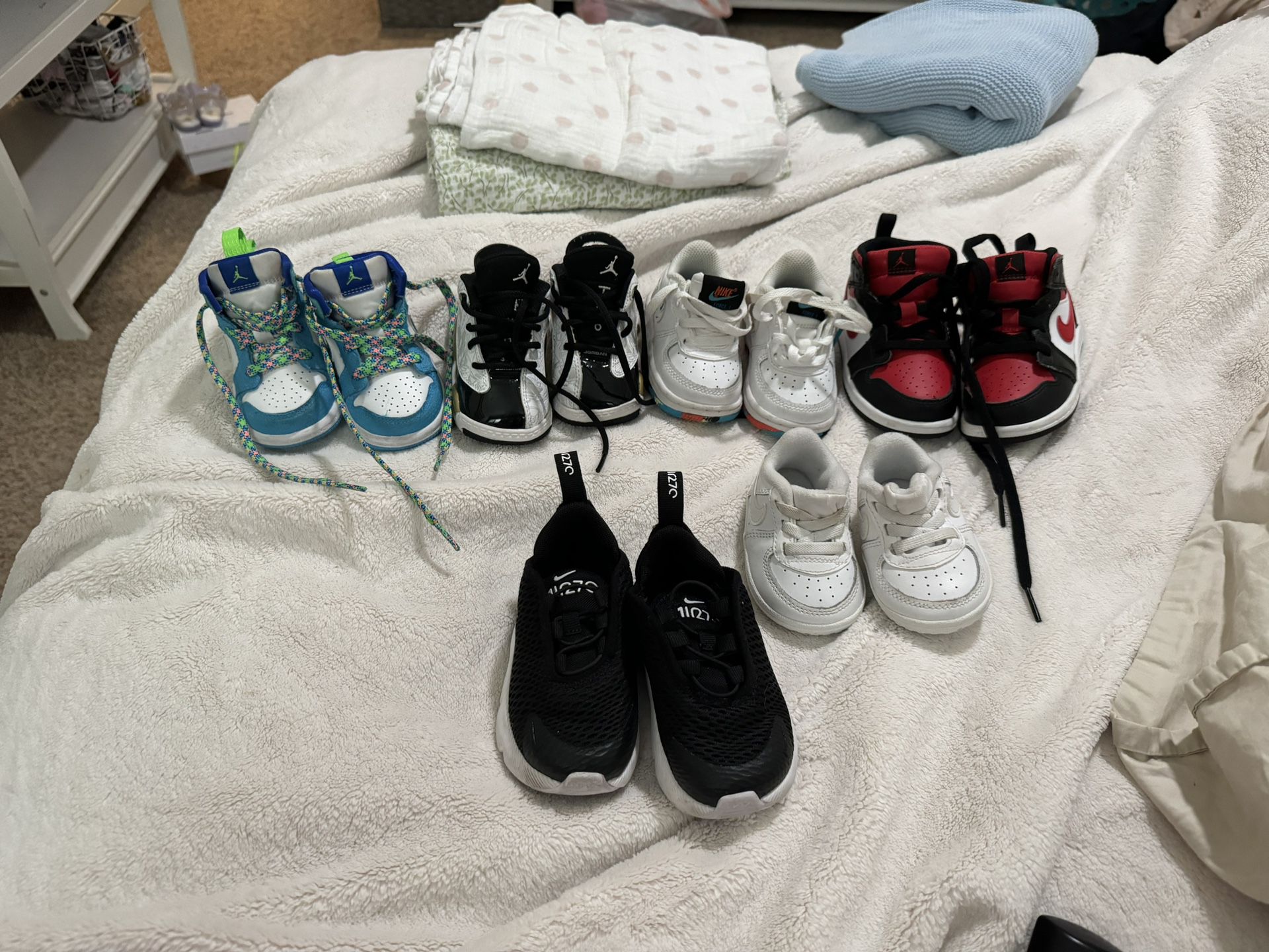 Toddler jordans And Air Force 1 For Sale 