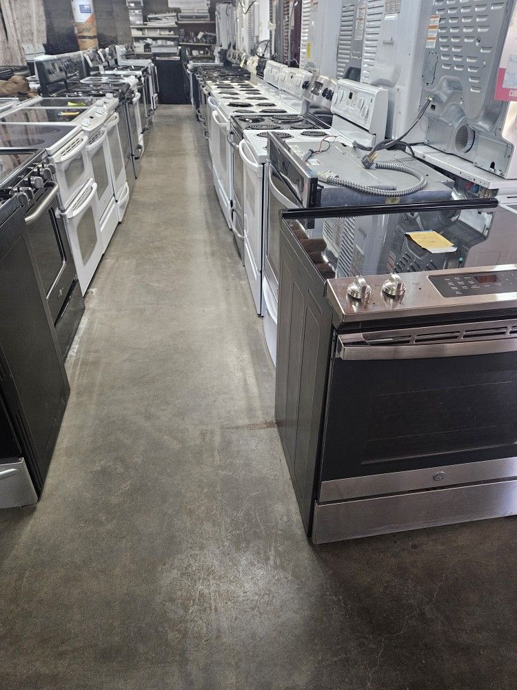 Nice Certified Gently Used Appliances Samsung Whirlpool LG BOSH GE Maytag Electrolux Frigidaire Refrigerator Oven Stove Washer Dryer Stackable Free Wa