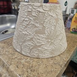White Floral LampShade