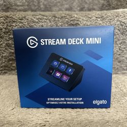 NEW - Open Box - Elgato 20GAI9901 Stream Deck Mini 6-Key Keypad