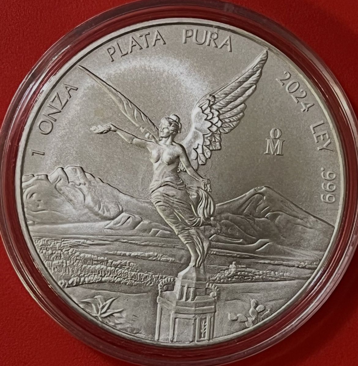 2024 1 OZ Silver Libertad Encapsulated Mint Condition.