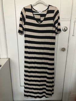 Exist Striped Dress, Size L