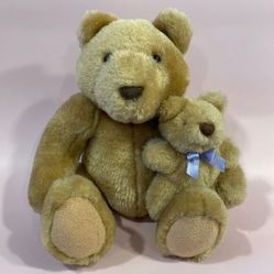 Mothers Day Hallmark Bear Plush Bearnadette Cuddlesworth &amp; Baby Fuzzmore Vintage 