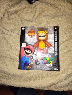Super Mario Bros Tanooki Mario Action Figure