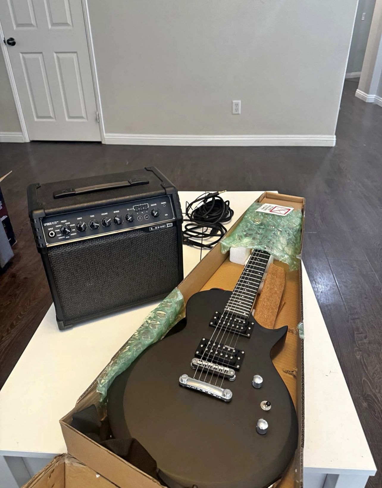Electric Guitar and Amplifier