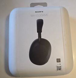 Sony WH-1000XM6 Wireless Headphones Black