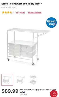 Rolling Craft Cart
