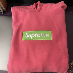 Supreme Box Logo “Magenta” Hoodie size XL