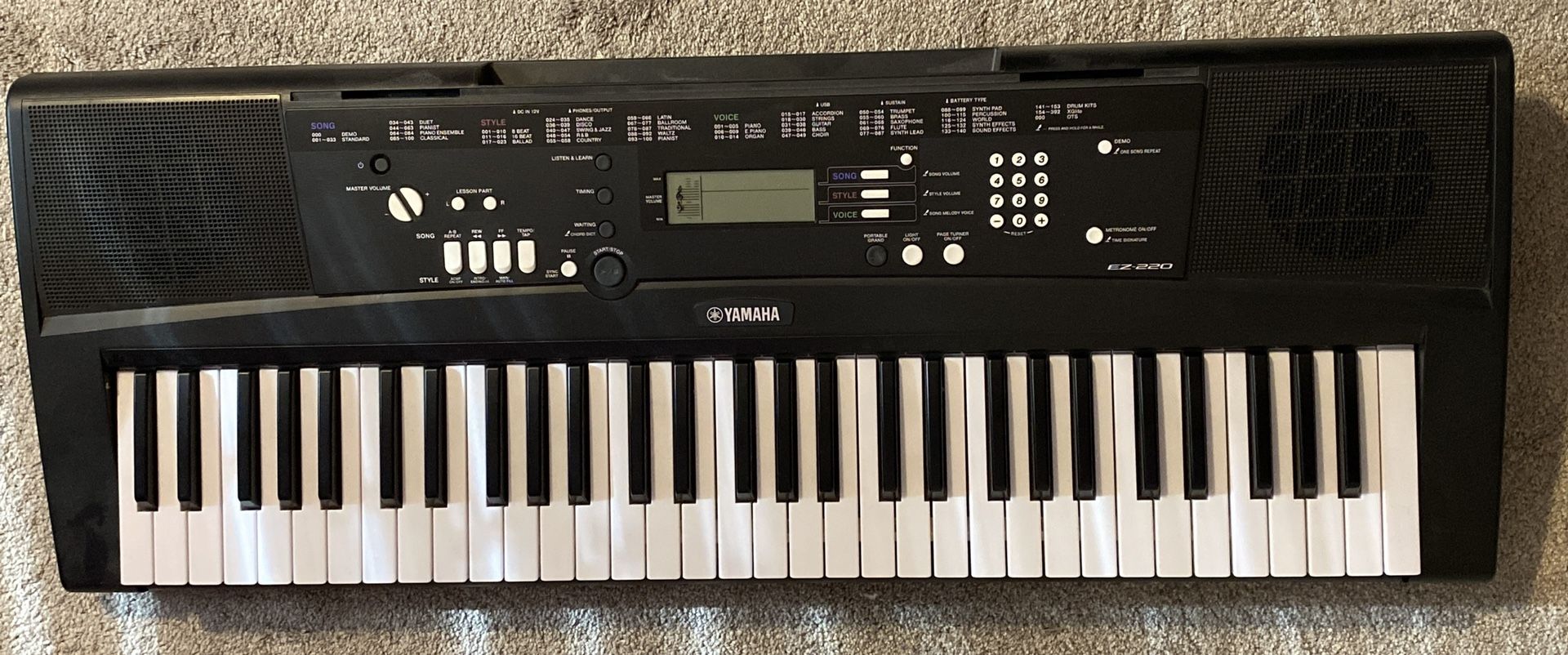 Yamaha EZ220 For Sale