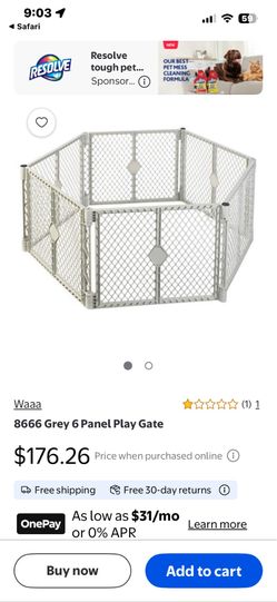 Carlson pet play yard gate