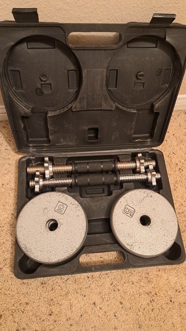 40 lb. Adjustable Dumbbells