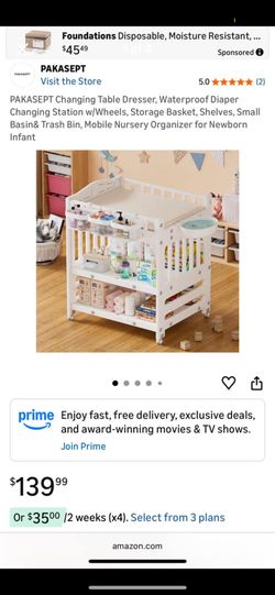 NEW Diaper Changing Table