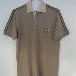 Gucci Polo Cotton Piquet Size M Medium