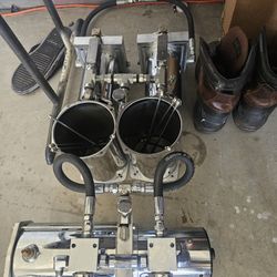 Double Pump And Rear Hydraulic Setup