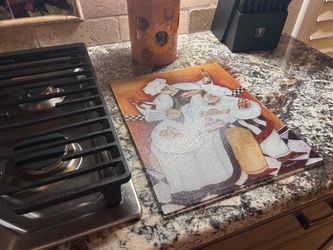 Hot dish Trivet/ cutting board Fat Chef