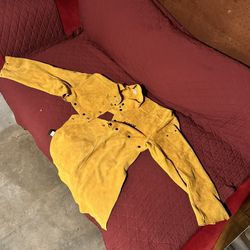 WELDING LEATHER CAPE AND BIB