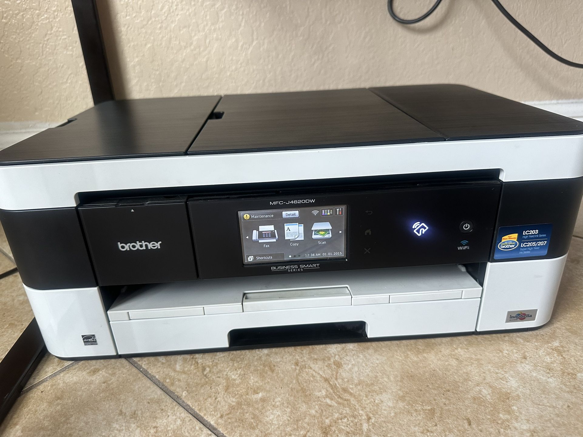 Brother Mfc-j4620dw Color Multifunctional Inkjet Printer Wifi Touchscreen