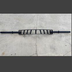 Multi-Grip Camber Barbell W/ Cable  Attachment Hook