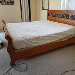 Solid Wood California King Bed