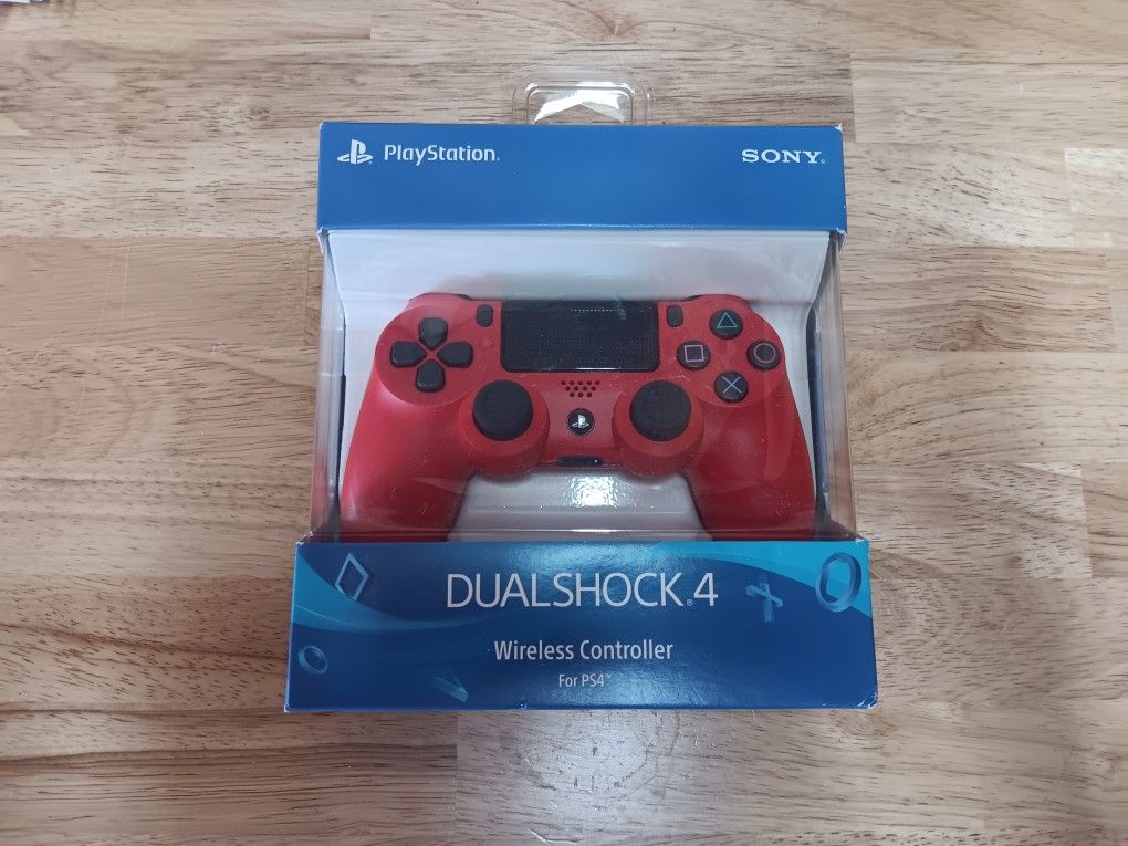 New Sony DualShock 4 Wireless Controller Magma Red Playstation 4 PS4