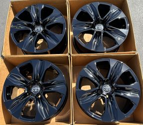 18” Toyota Highlander factory wheels rims gloss black new