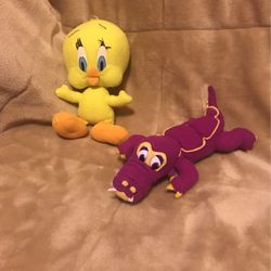 Tweetie Bird And Dragon Stuff Animals 