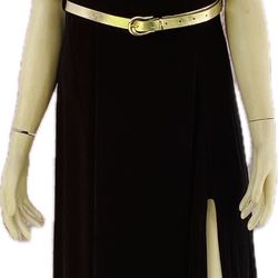 Elegant Long Black Dress (S M L XL)