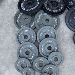 Olympic weights 265lbs total