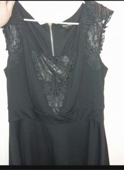 City Chic Black Sleeveless Dress 