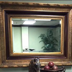 Wood Accent Mirror Decor - Make Me An Offer