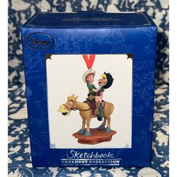 NEW Disney Store Pecos Bill & Slue-Foot Sue Sketchbook Ornament Limited Edition LE Christmas Present Xmas Gift Melody Time