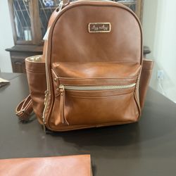 Itzy Ritzy Cognac Mini diaper Bag