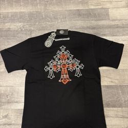 Chrome Hearts Tee Black With Crosses